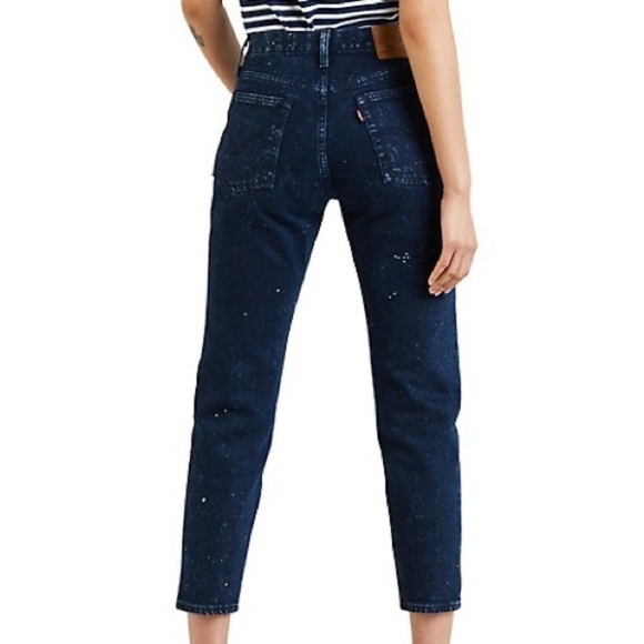 LEVI'S Wedgie Icon Fit Tapered Jeans In Intergalactic - Picture 1 of 8